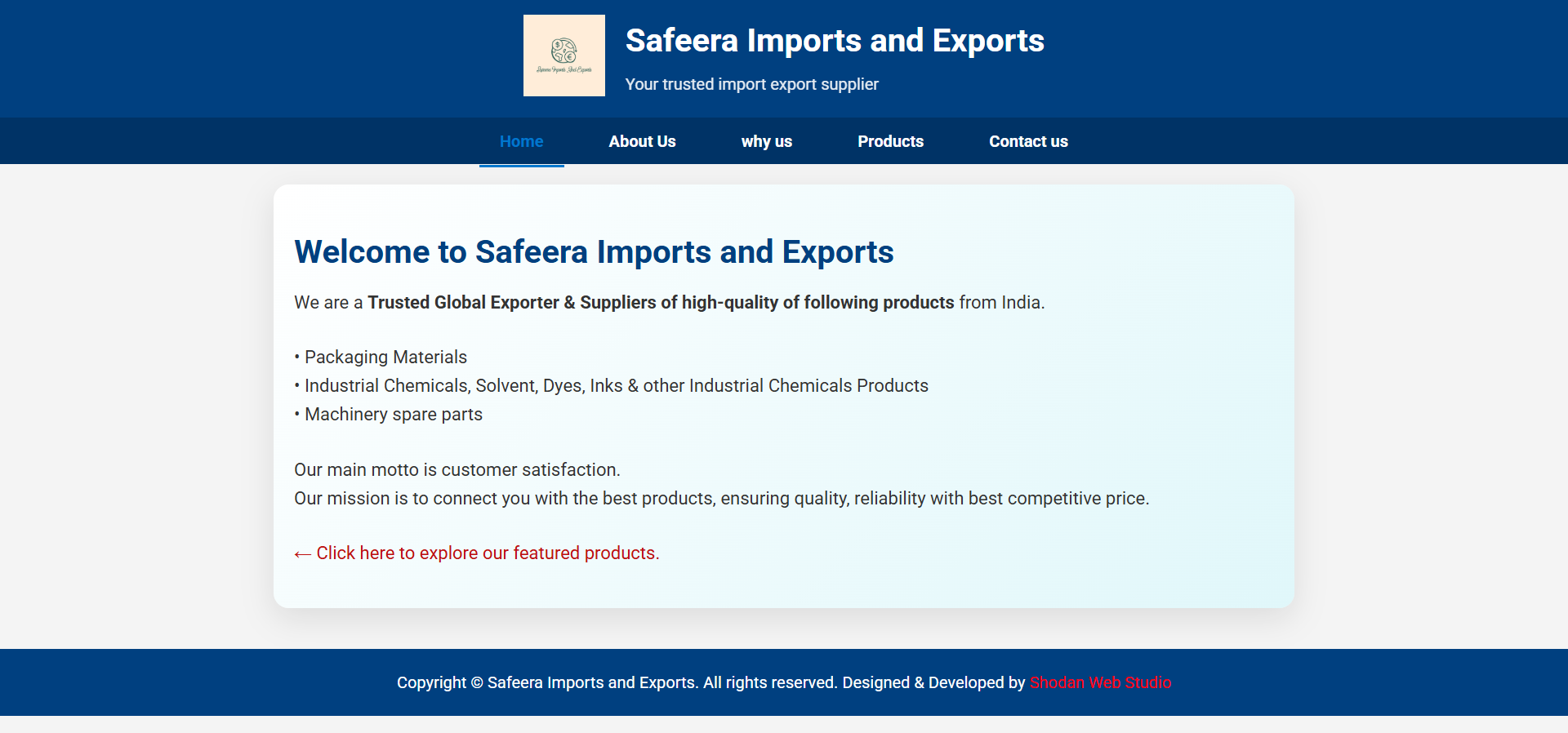 safeeraexim Screenshot